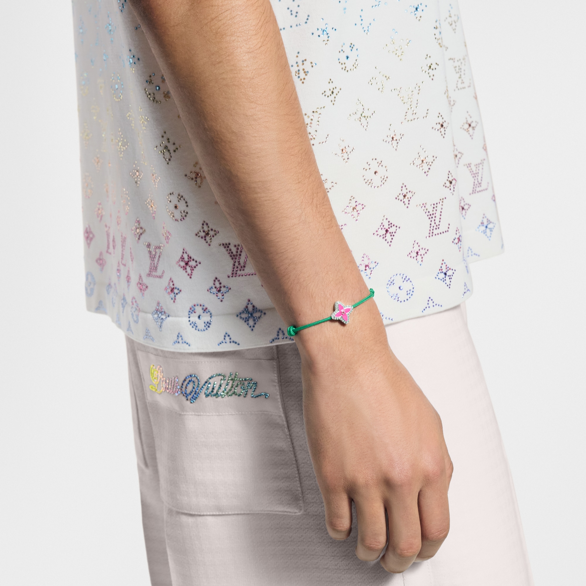 Pulsera Monogram Flower Stesia S00 Hombre Joyería Pulseras | LOUIS VUITTON (Zoom de producto)