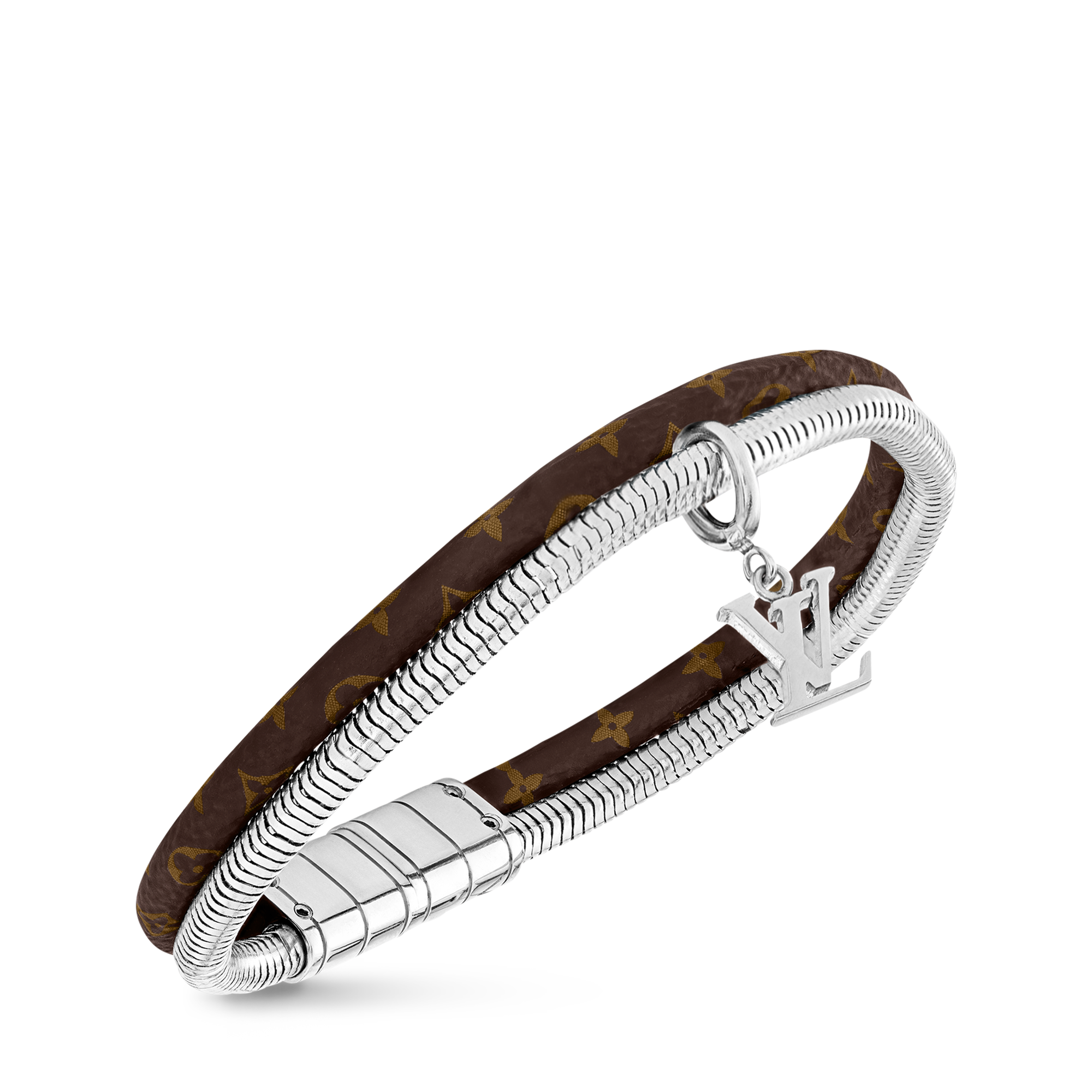 Pulsera Monogram Swirl Lona Monogram Eclipse Hombre Joyería Pulseras | LOUIS VUITTON (Zoom de producto)
