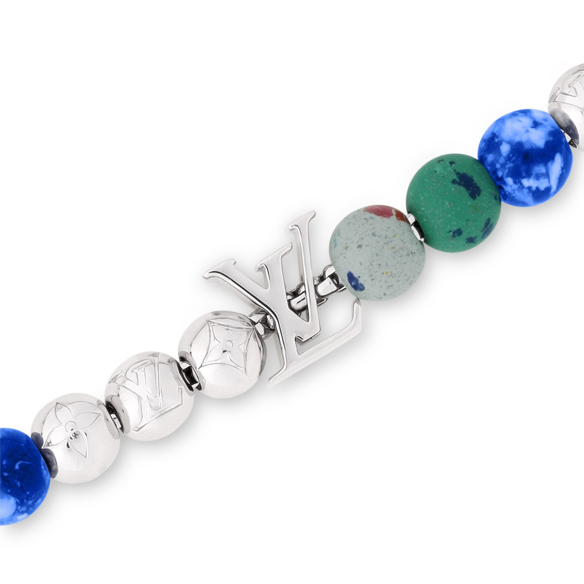 Pulsera reciclada Monogram Beads S00 Hombre Joyería Pulseras | LOUIS VUITTON (Zoom de producto)