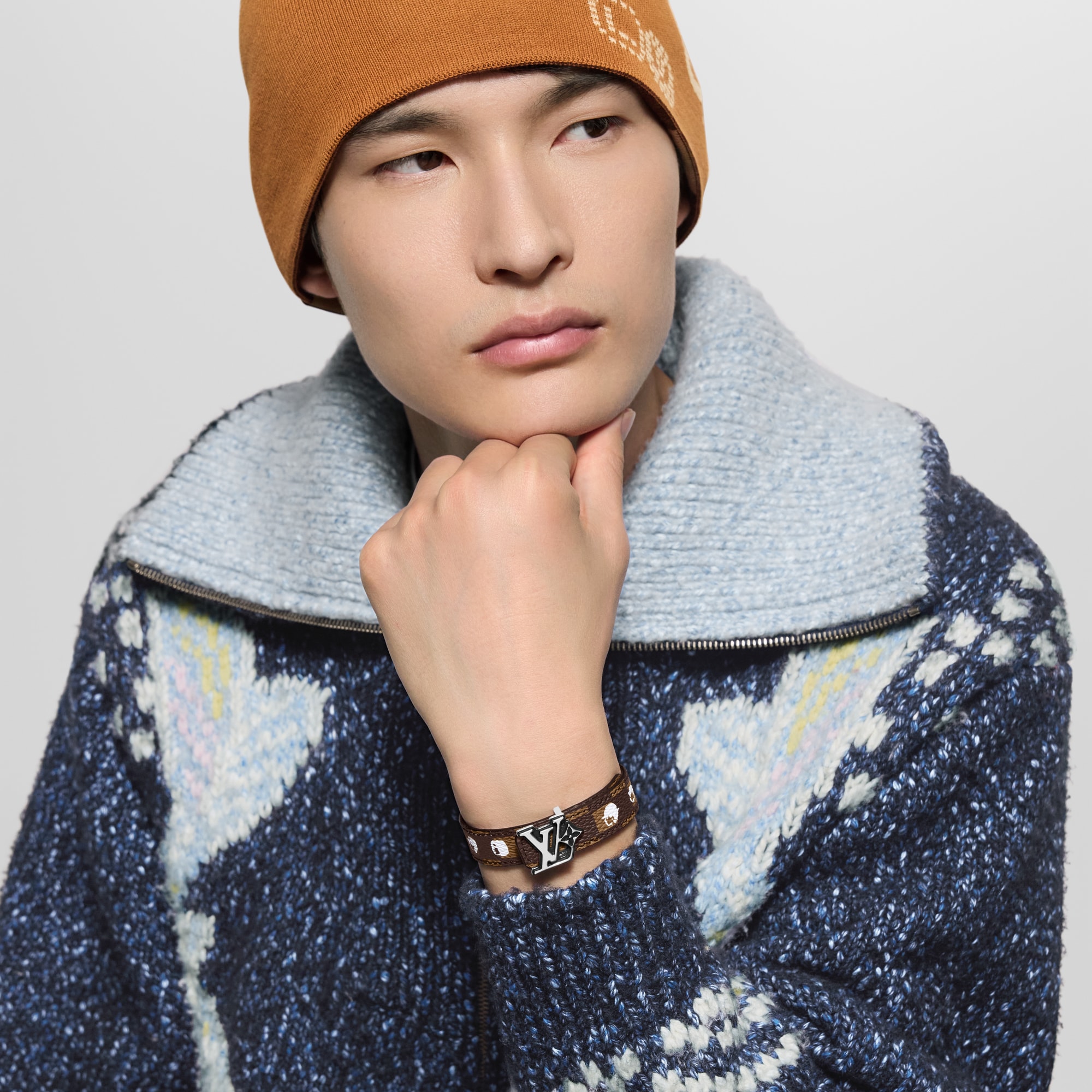 Pulsera reversible LV Flower Damier Phriendship  Hombre Joyería Pulseras | LOUIS VUITTON (Zoom de producto)
