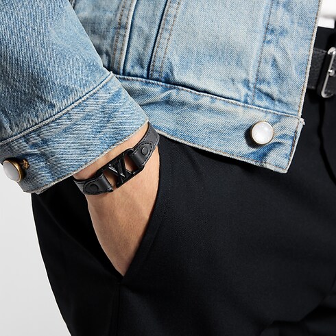 Pulsera reversible LV Slim Dimension Hombre Joyería Pulseras | LOUIS VUITTON (Zoom de producto)