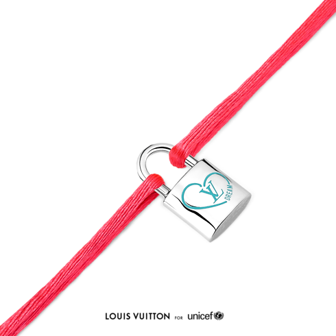 Pulsera Silver Lockit x Felix de plata de ley, con lacado azul y cordón de poliéster Joyería Categorías Pulseras | LOUIS VUITTON (Zoom de producto)