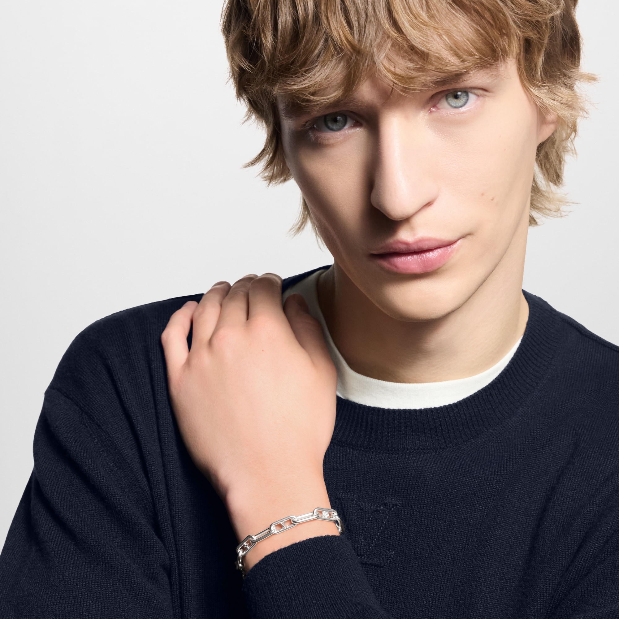 Pulsera Sleek Monogram S00 Hombre Joyería Pulseras | LOUIS VUITTON (Zoom de producto)