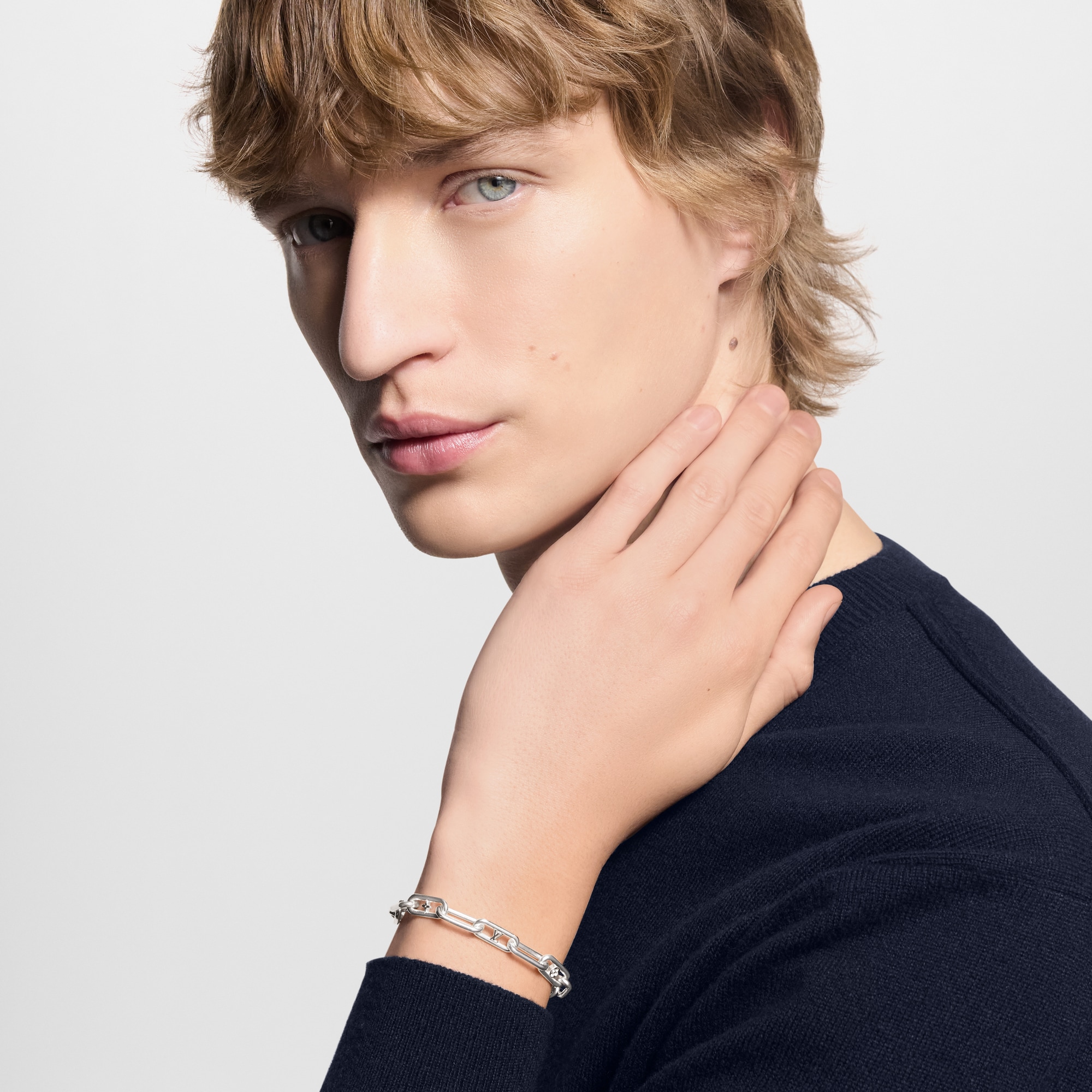 Pulsera Sleek Monogram S00 Hombre Joyería Pulseras | LOUIS VUITTON (Zoom de producto)