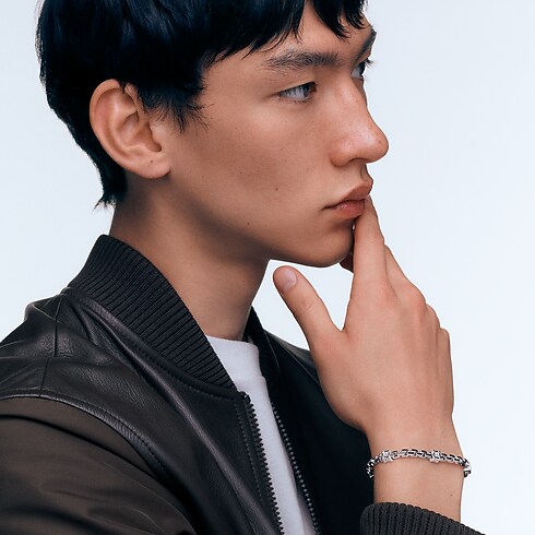 Pulsera Trunk Les Gastons Vuitton de oro blanco y diamantes Joyería Categorías Pulseras | LOUIS VUITTON (Zoom de producto)