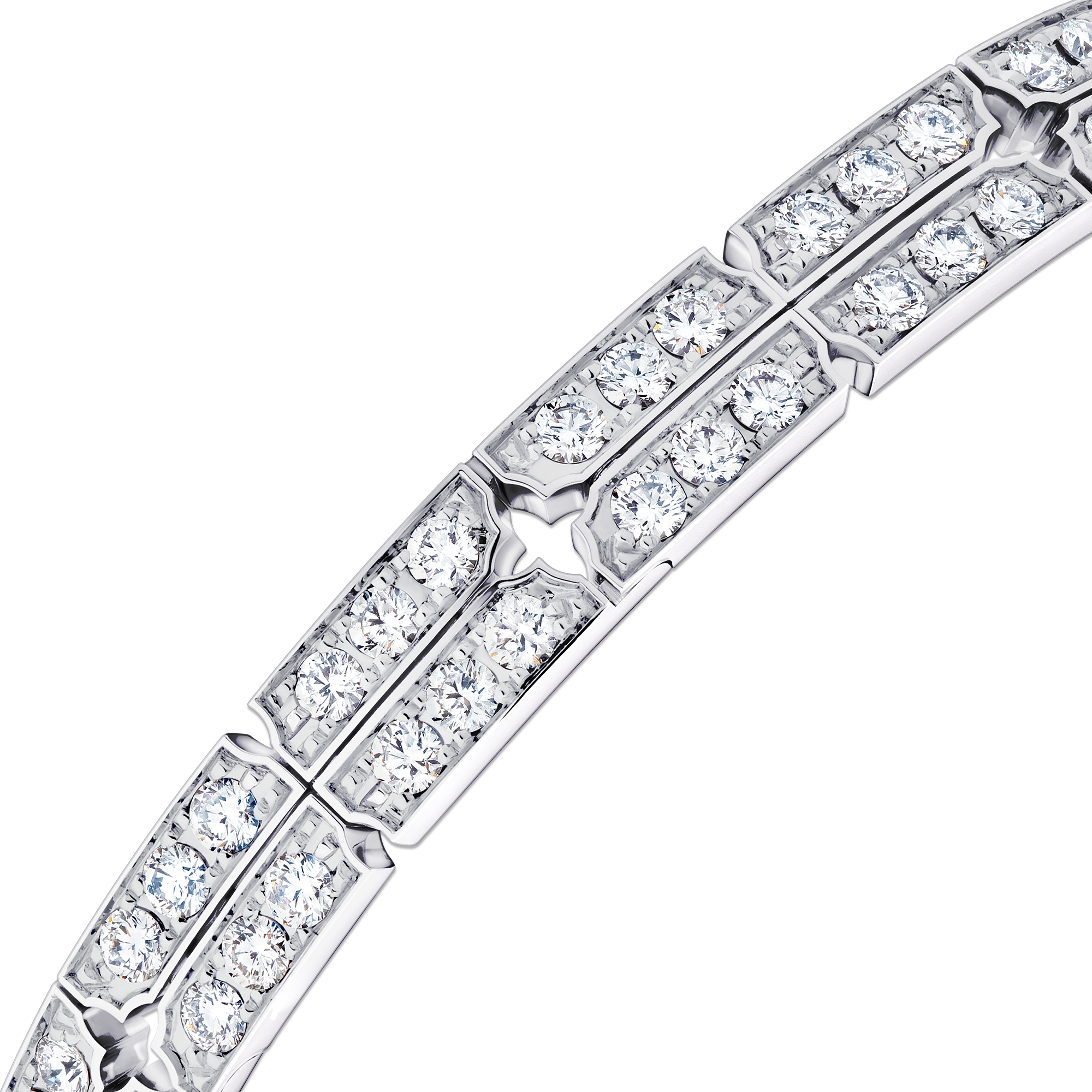 Pulsera Tumbler de oro blanco y diamantes  Joyería Categorías Pulseras | LOUIS VUITTON (Zoom de producto)