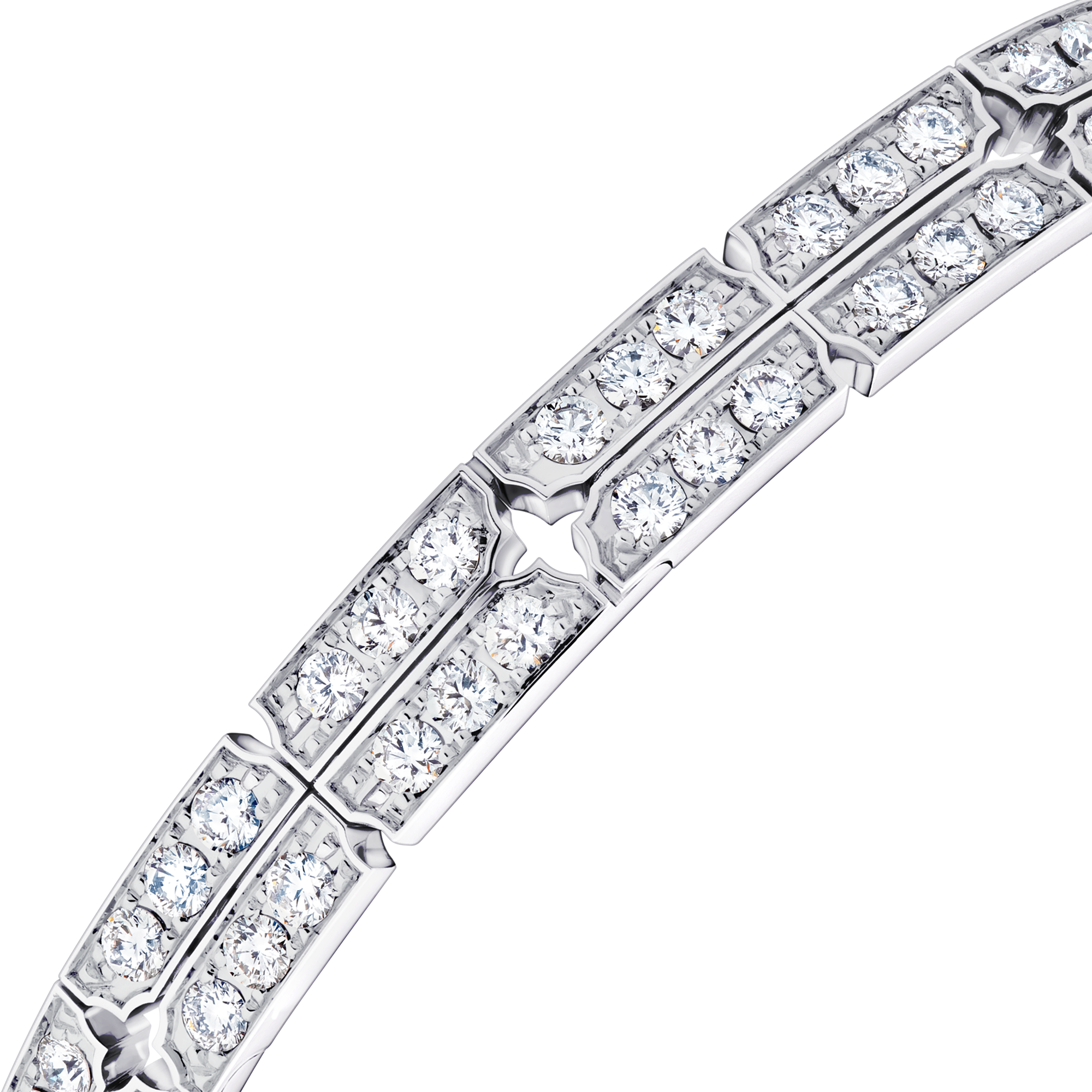 Pulsera Tumbler de oro blanco y diamantes  Joyería Categorías Pulseras | LOUIS VUITTON (Zoom de producto)