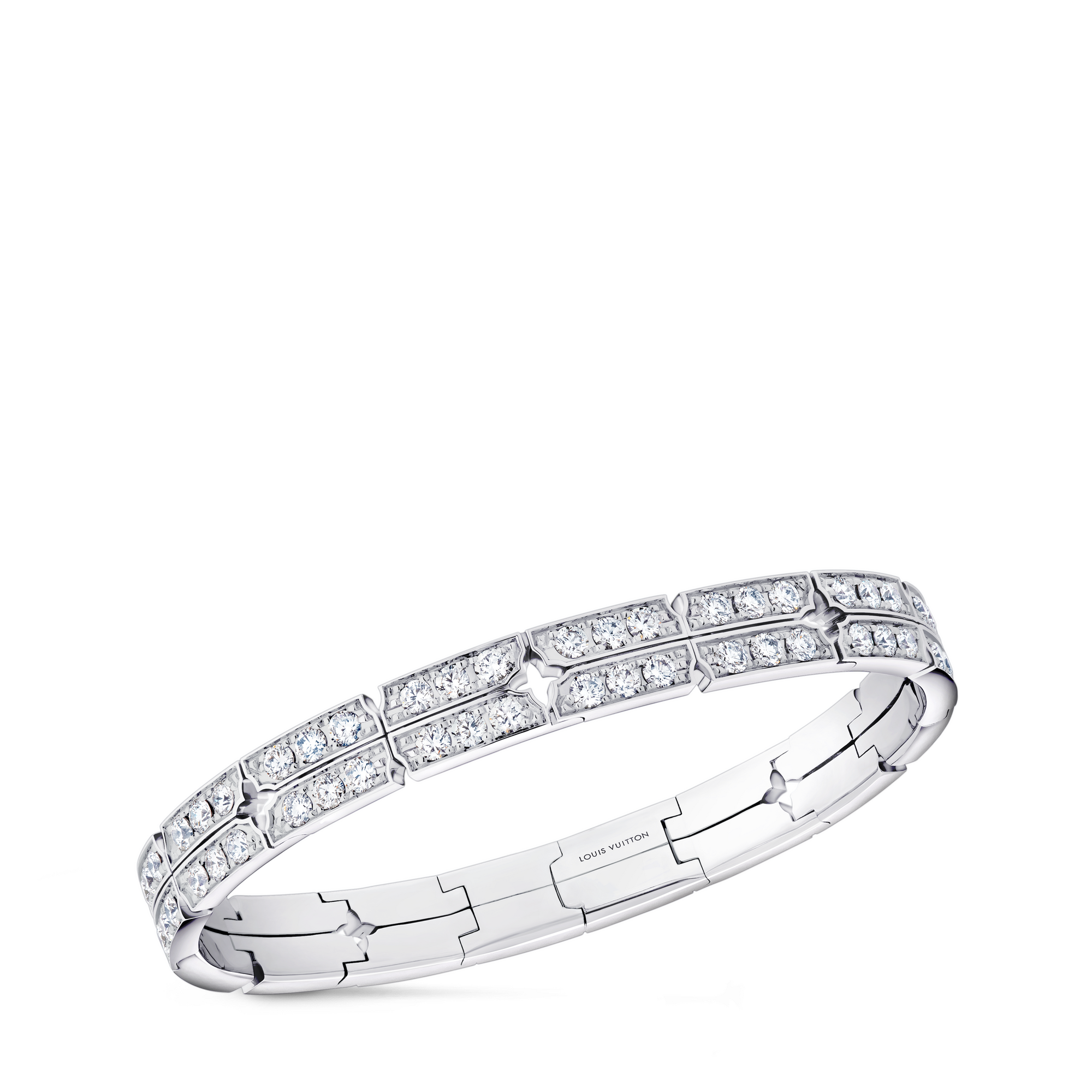 Pulsera Tumbler de oro blanco y diamantes  Joyería Categorías Pulseras | LOUIS VUITTON (Zoom de producto)