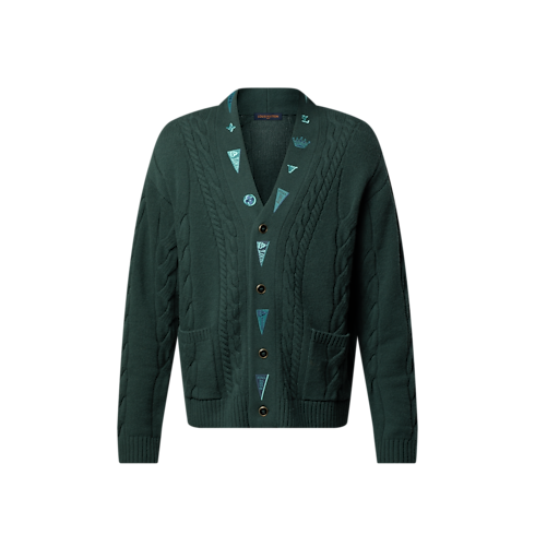 Rebeca bordada en punto de ochos Hombre Prêt-à-Porter Todo Prêt-à-Porter | LOUIS VUITTON (Zoom de producto)