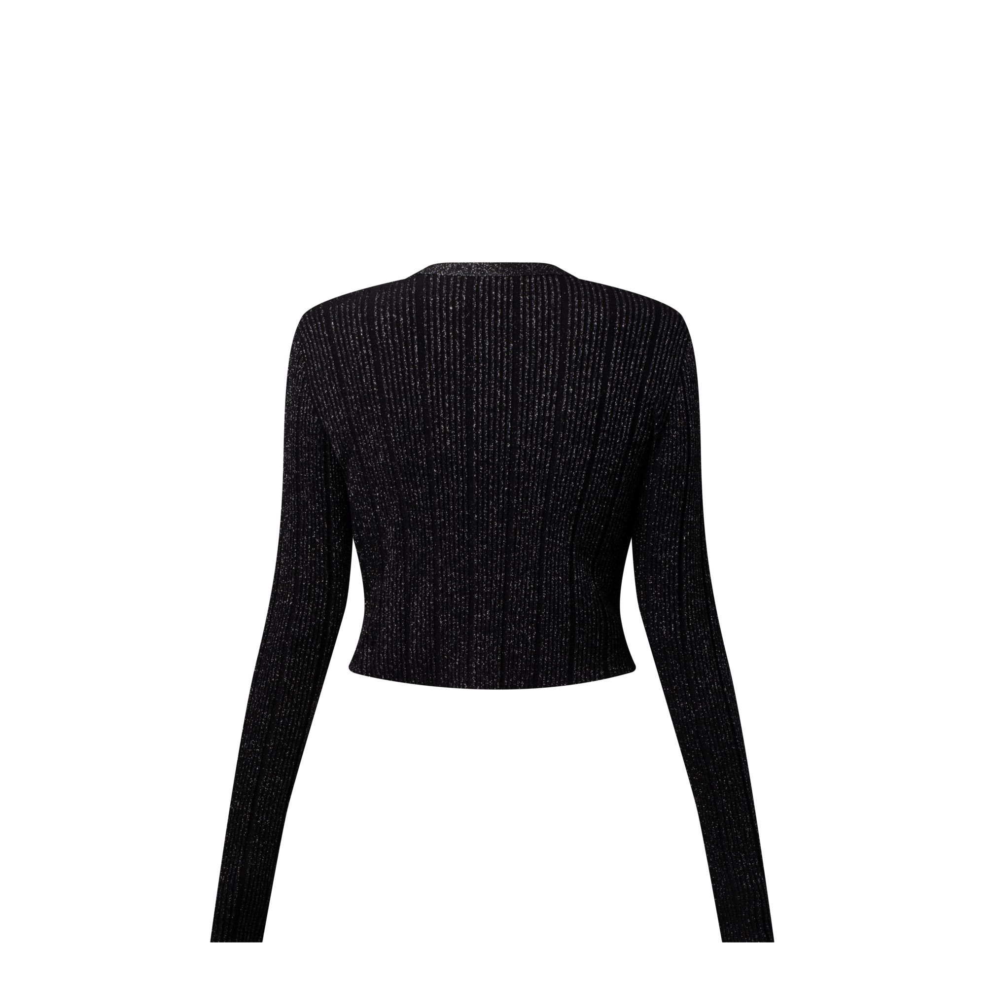 Rebeca cropped de punto elástico de lúrex  Mujer Prêt-à-Porter Artículos de punto | LOUIS VUITTON (Zoom de producto)
