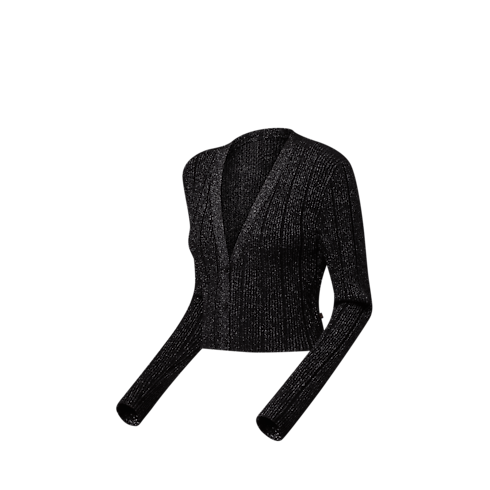 Rebeca cropped de punto elástico de lúrex Mujer Prêt-à-Porter Artículos de punto | LOUIS VUITTON (Zoom de producto)