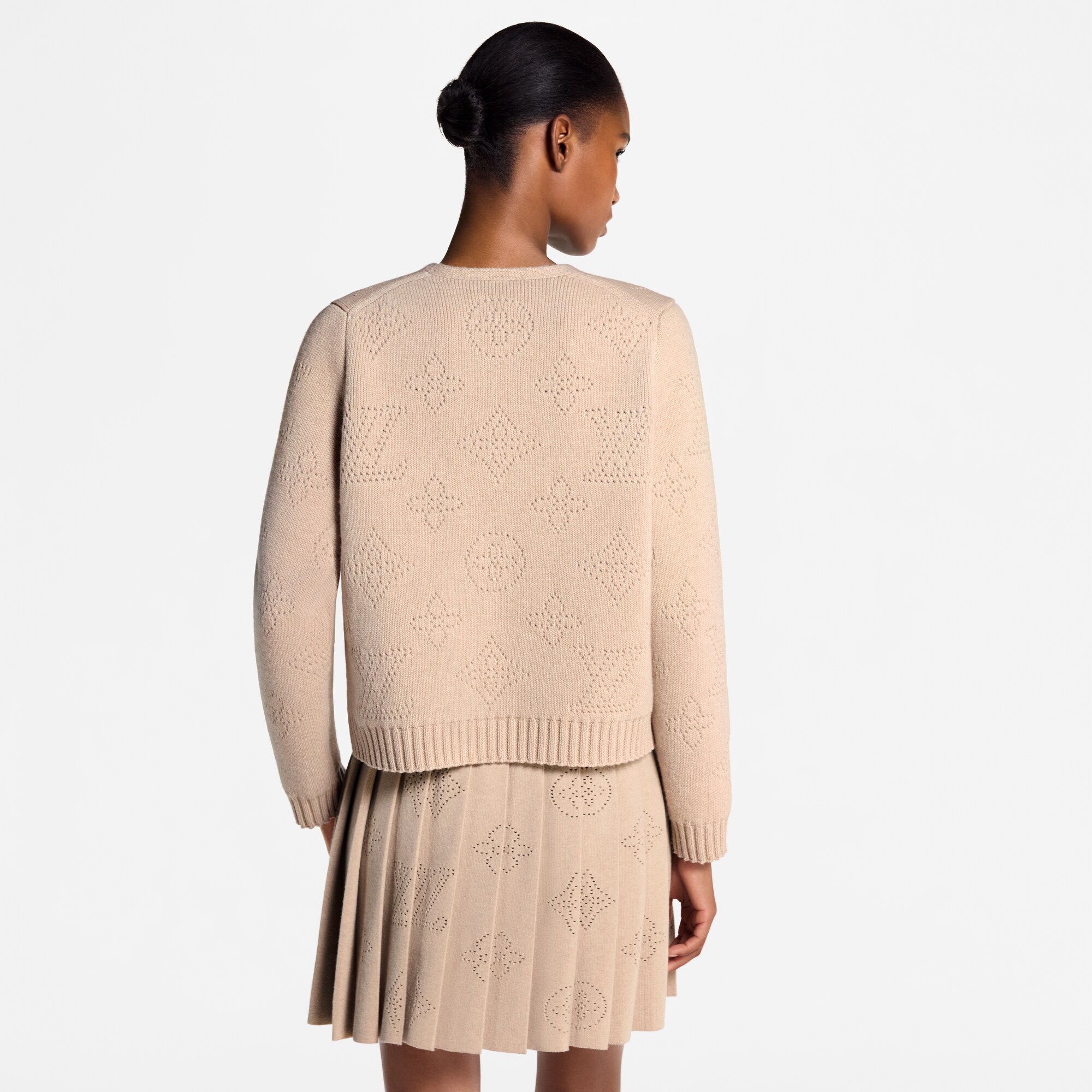 Rebeca de doble botonadura Mahina Monogram  Mujer Prêt-à-Porter Artículos de punto | LOUIS VUITTON (Zoom de producto)