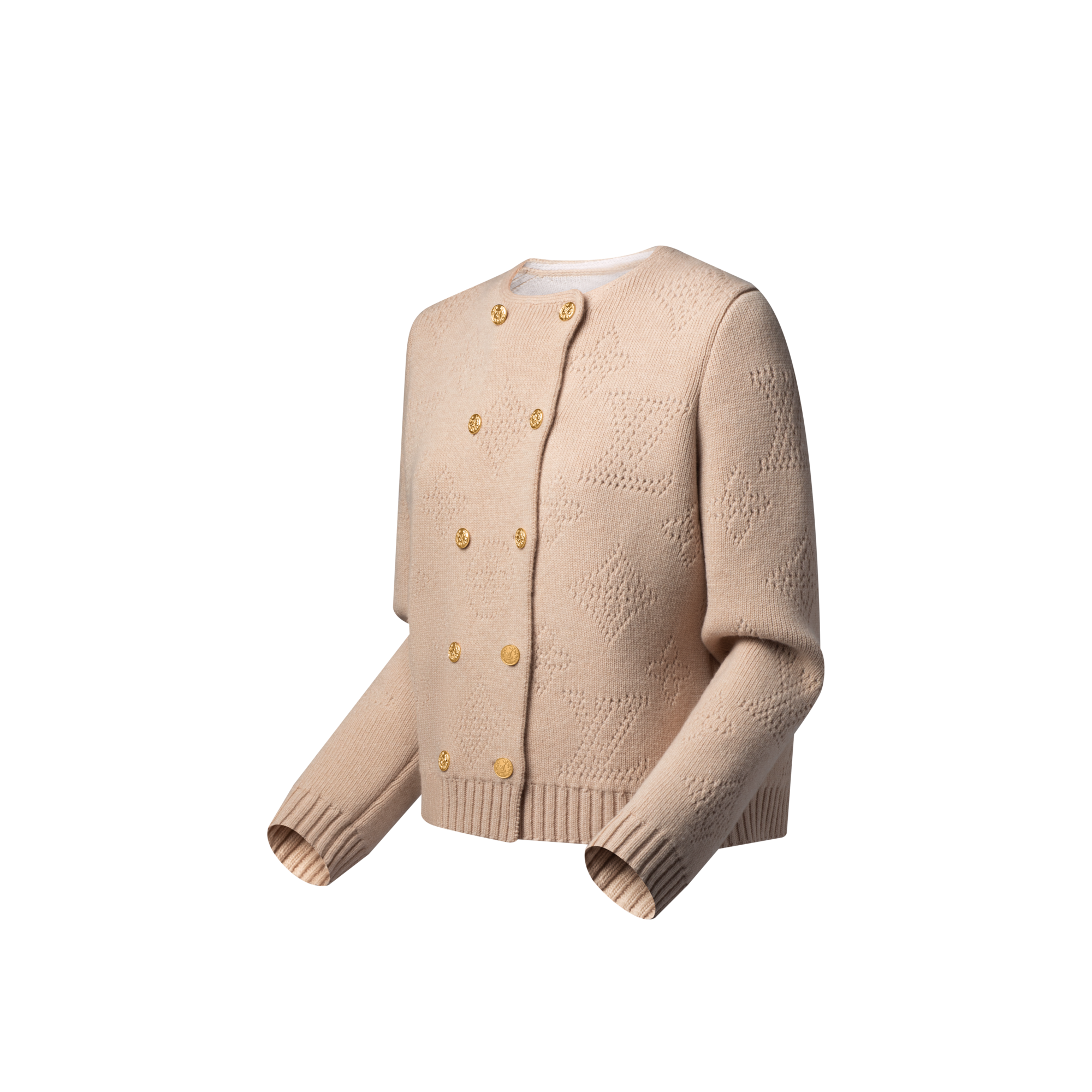 Rebeca de doble botonadura Mahina Monogram  Mujer Prêt-à-Porter Artículos de punto | LOUIS VUITTON (Zoom de producto)
