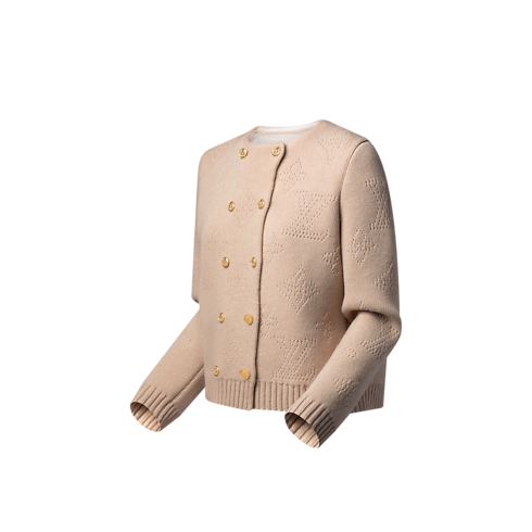 Rebeca de doble botonadura Mahina Monogram Mujer Prêt-à-Porter Artículos de punto | LOUIS VUITTON (Zoom de producto)