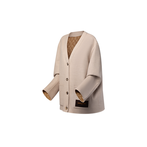 Rebeca de doble cara Mujer Prêt-à-Porter Artículos de punto | LOUIS VUITTON (Zoom de producto)