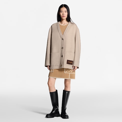 Rebeca de doble cara Mujer Prêt-à-Porter Artículos de punto | LOUIS VUITTON (Zoom de producto)