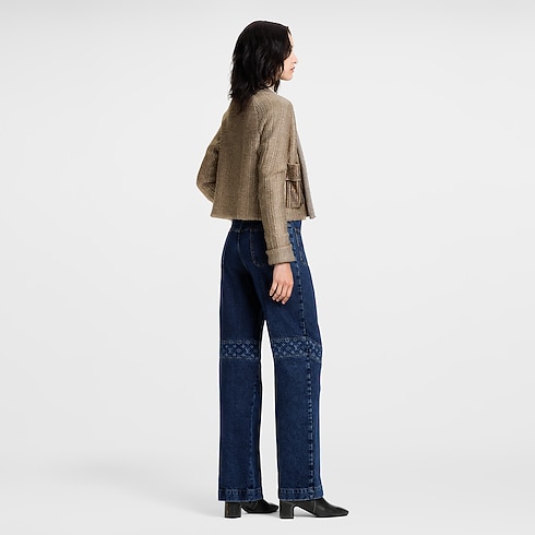 Rebeca de punto brillante y corte cuadrado Mujer Prêt-à-Porter Artículos de punto | LOUIS VUITTON (Zoom de producto)