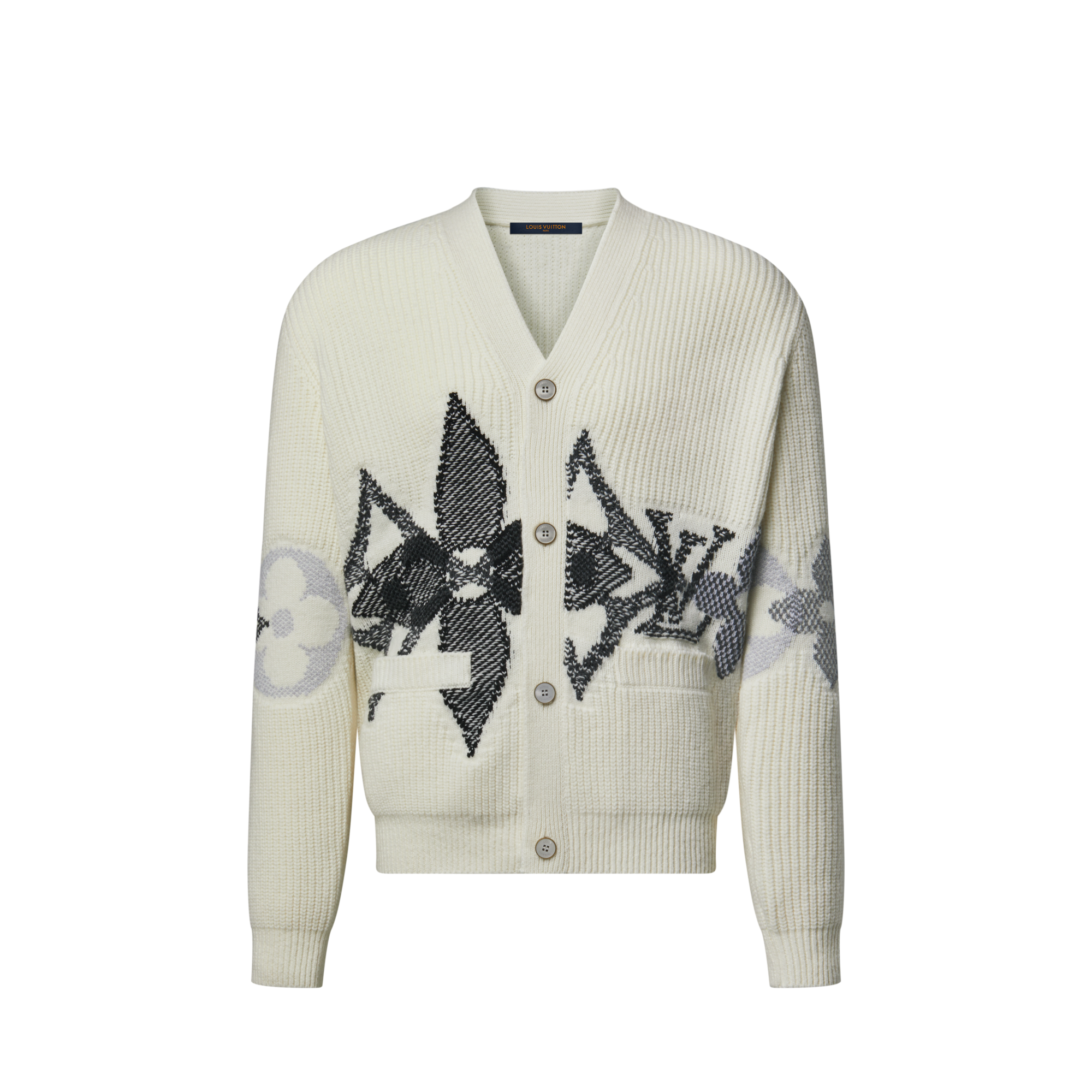 Rebeca de punto con motivo gráfico  Novedades Para hombre LV Ski | LOUIS VUITTON (Zoom de producto)