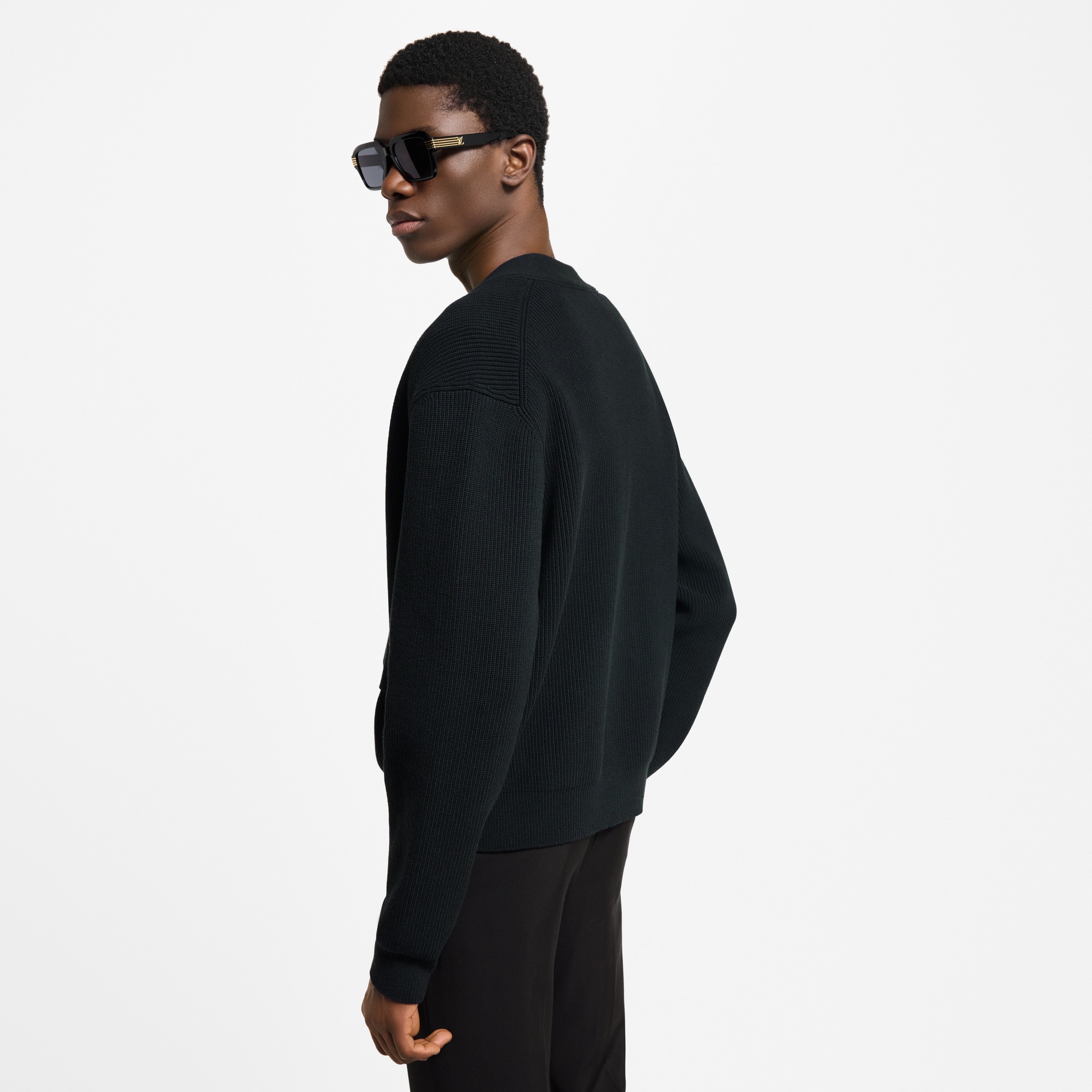 Rebeca distintiva bordada  Hombre Prêt-à-Porter Punto y sudaderas | LOUIS VUITTON (Zoom de producto)