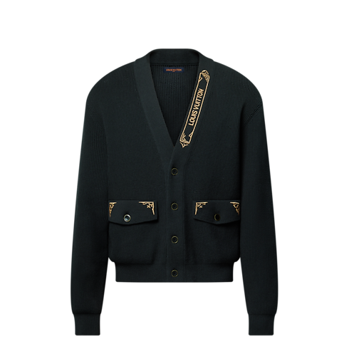 Rebeca distintiva bordada Hombre Prêt-à-Porter Punto y sudaderas | LOUIS VUITTON (Zoom de producto)