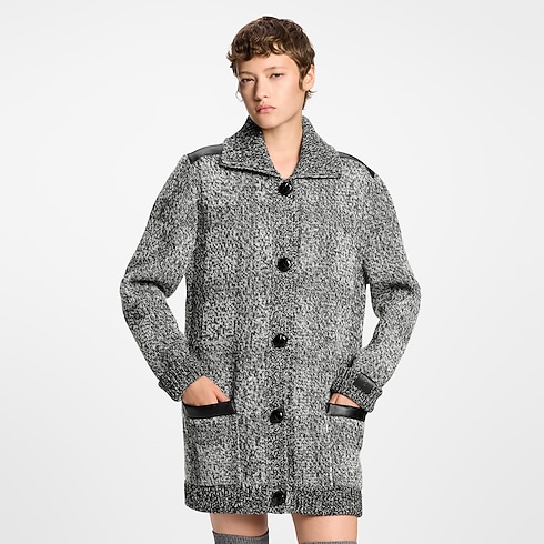 Rebeca en punto de tweed Mujer Prêt-à-Porter Artículos de punto | LOUIS VUITTON (Zoom de producto)