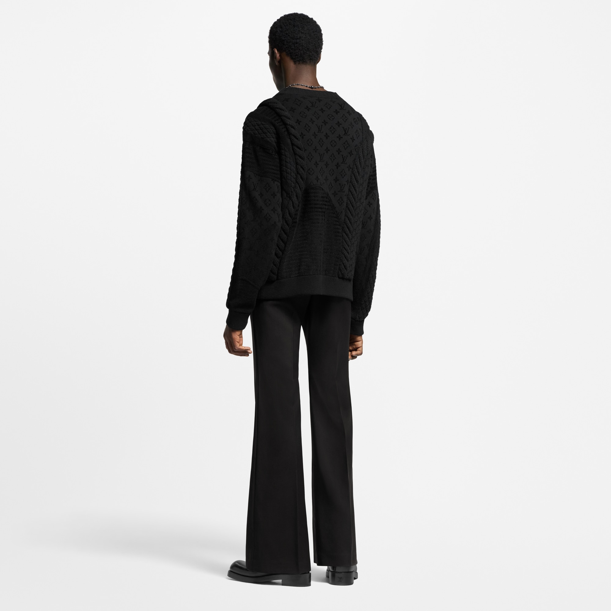 Rebeca en punto grueso de mezcla de lana  Hombre Prêt-à-Porter Todo Prêt-à-Porter | LOUIS VUITTON (Zoom de producto)
