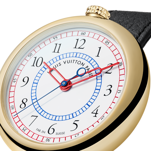 Reloj automático Louis Vuitton Monterey de 39 mm en oro amarillo Relojería Todos los relojes } | LOUIS VUITTON (Zoom de producto)