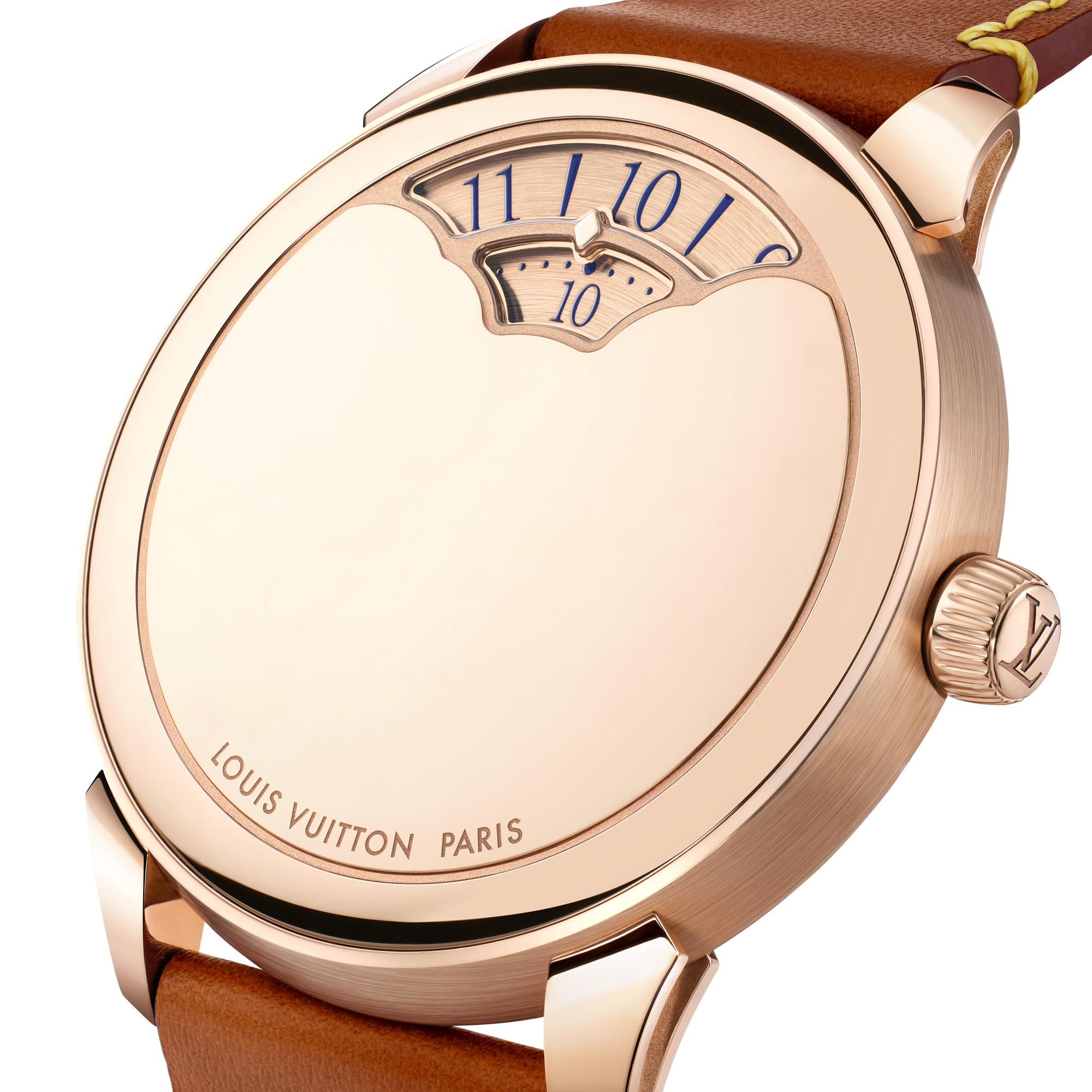 Reloj automático Tambour Convergence de 37 mm en oro rosa  Relojería Todos los relojes } | LOUIS VUITTON (Zoom de producto)