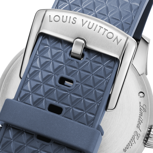 Reloj automático Tambour Spin Time de 39,5 mm en oro blanco Relojería Todos los relojes } | LOUIS VUITTON (Zoom de producto)