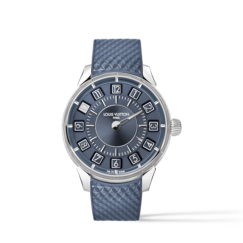 Reloj automático Tambour Spin Time de 39,5 mm en oro blanco Relojería Todos los relojes } | LOUIS VUITTON (Zoom de producto)