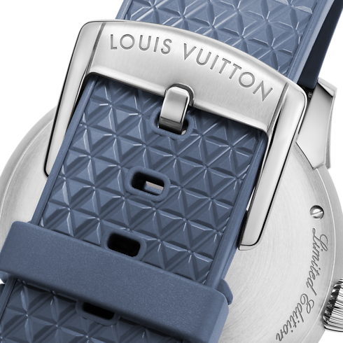 Reloj automático Tambour Taiko Spin Time de 39,5 mm en oro blanco Relojería Todos los relojes } | LOUIS VUITTON (Zoom de producto)