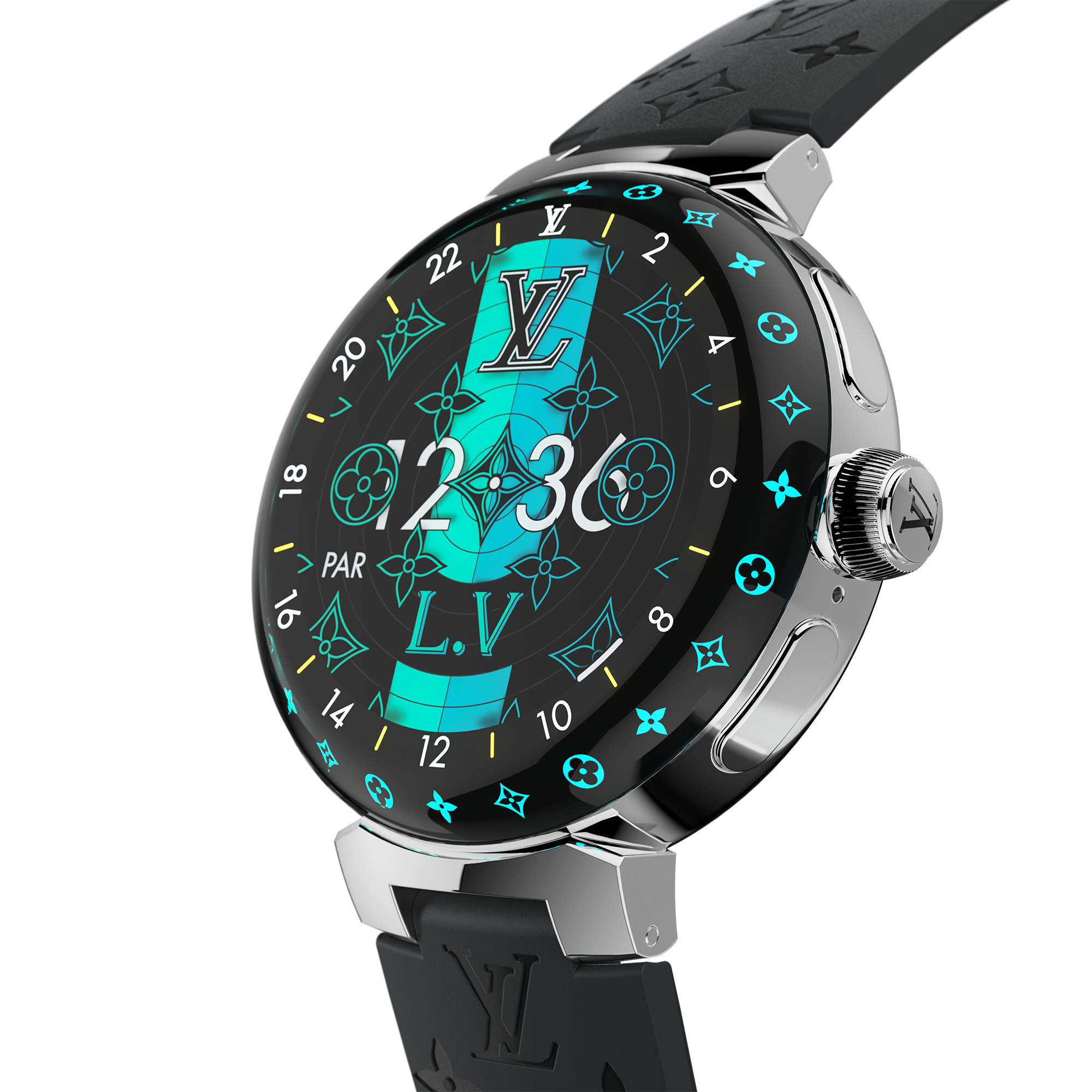 Reloj conectado Tambour Horizon Light Up  Baúles, Viaje y Hogar Accesorios tecnológicos Audio, relojes conectados y accesorios | LOUIS VUITTON (Zoom de producto)