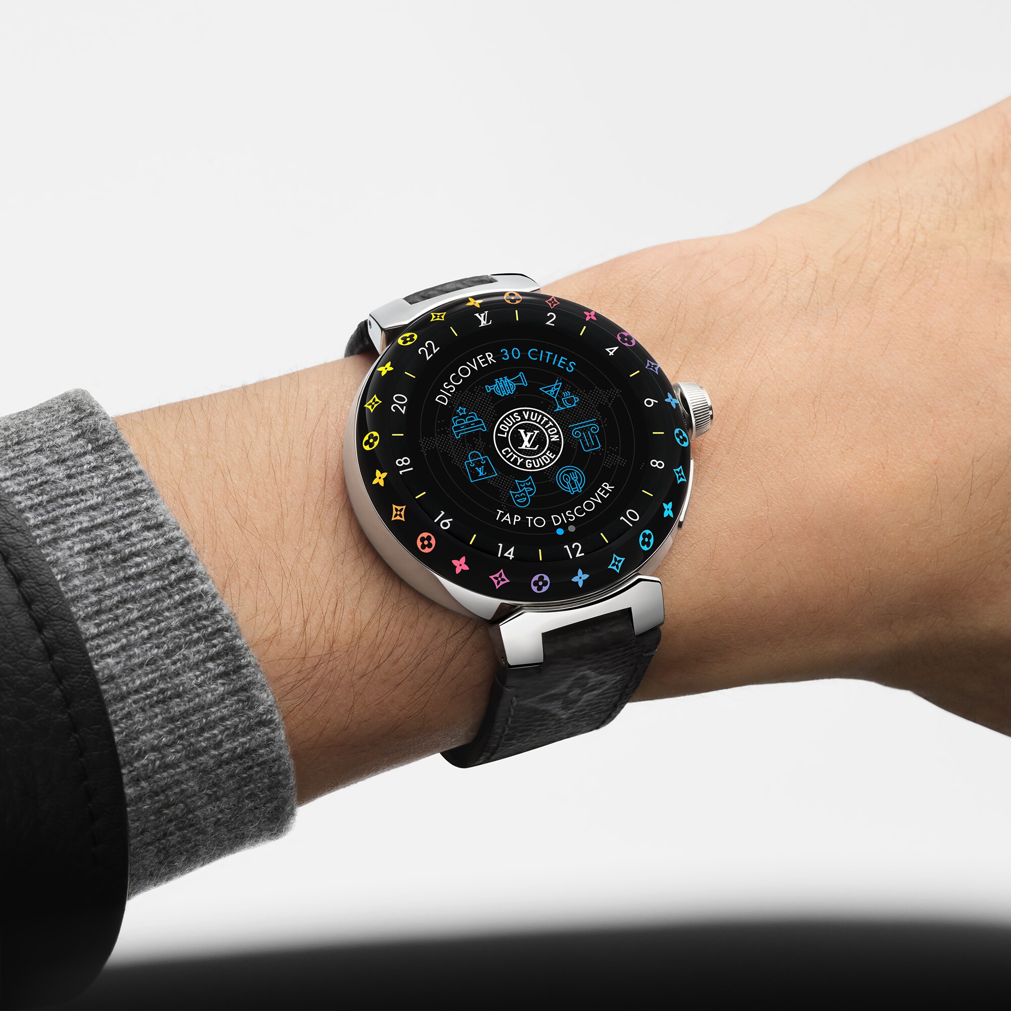 Reloj conectado Tambour Horizon Light Up  Baúles, Viaje y Hogar Accesorios tecnológicos Audio, relojes conectados y accesorios | LOUIS VUITTON (Zoom de producto)