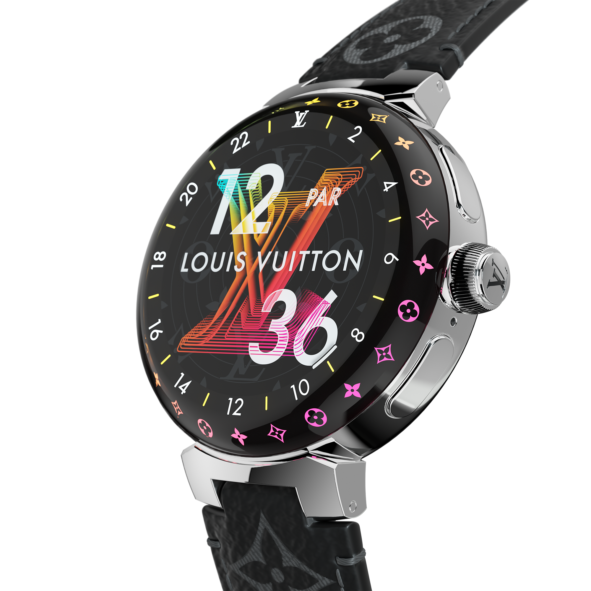 Reloj conectado Tambour Horizon Light Up  Baúles, Viaje y Hogar Accesorios tecnológicos Audio, relojes conectados y accesorios | LOUIS VUITTON (Zoom de producto)