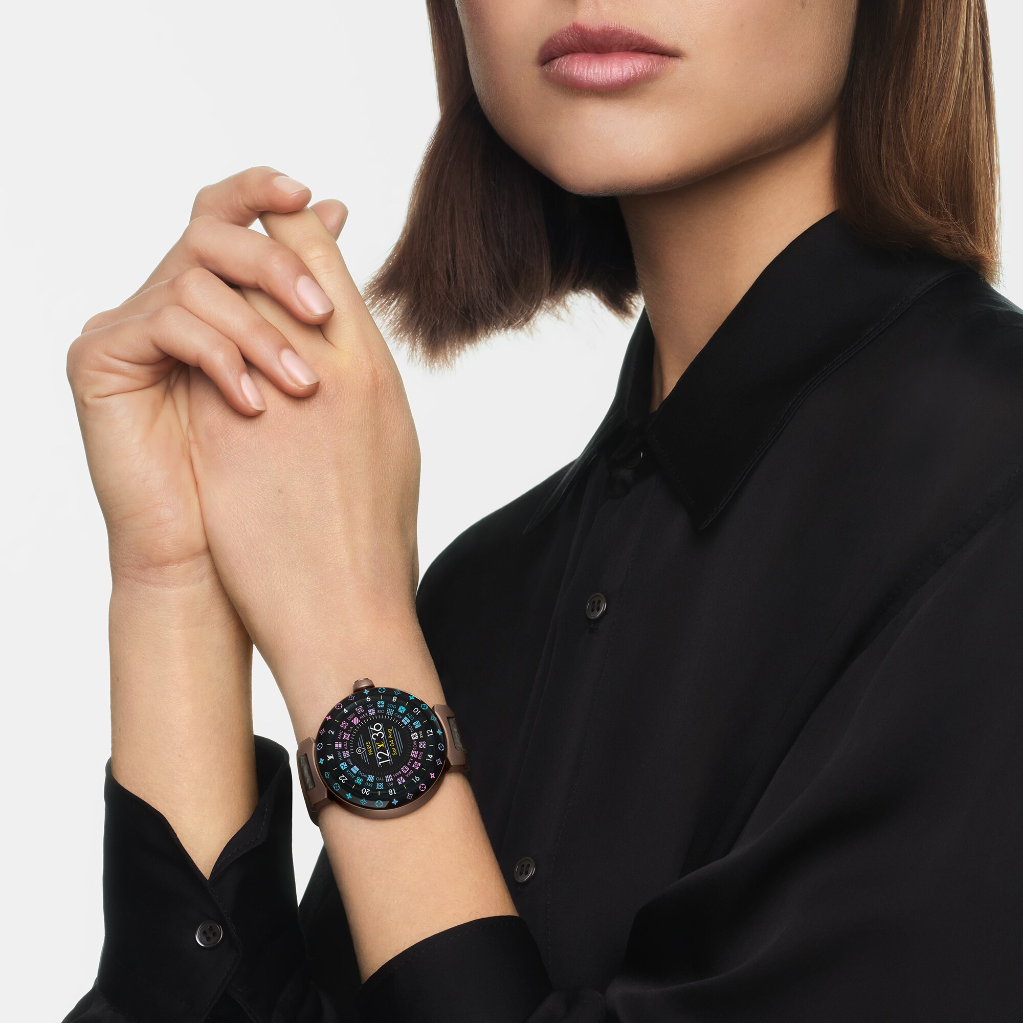 Reloj conectado Tambour Horizon Light Up  Baúles, Viaje y Hogar Accesorios tecnológicos Audio, relojes conectados y accesorios | LOUIS VUITTON (Zoom de producto)