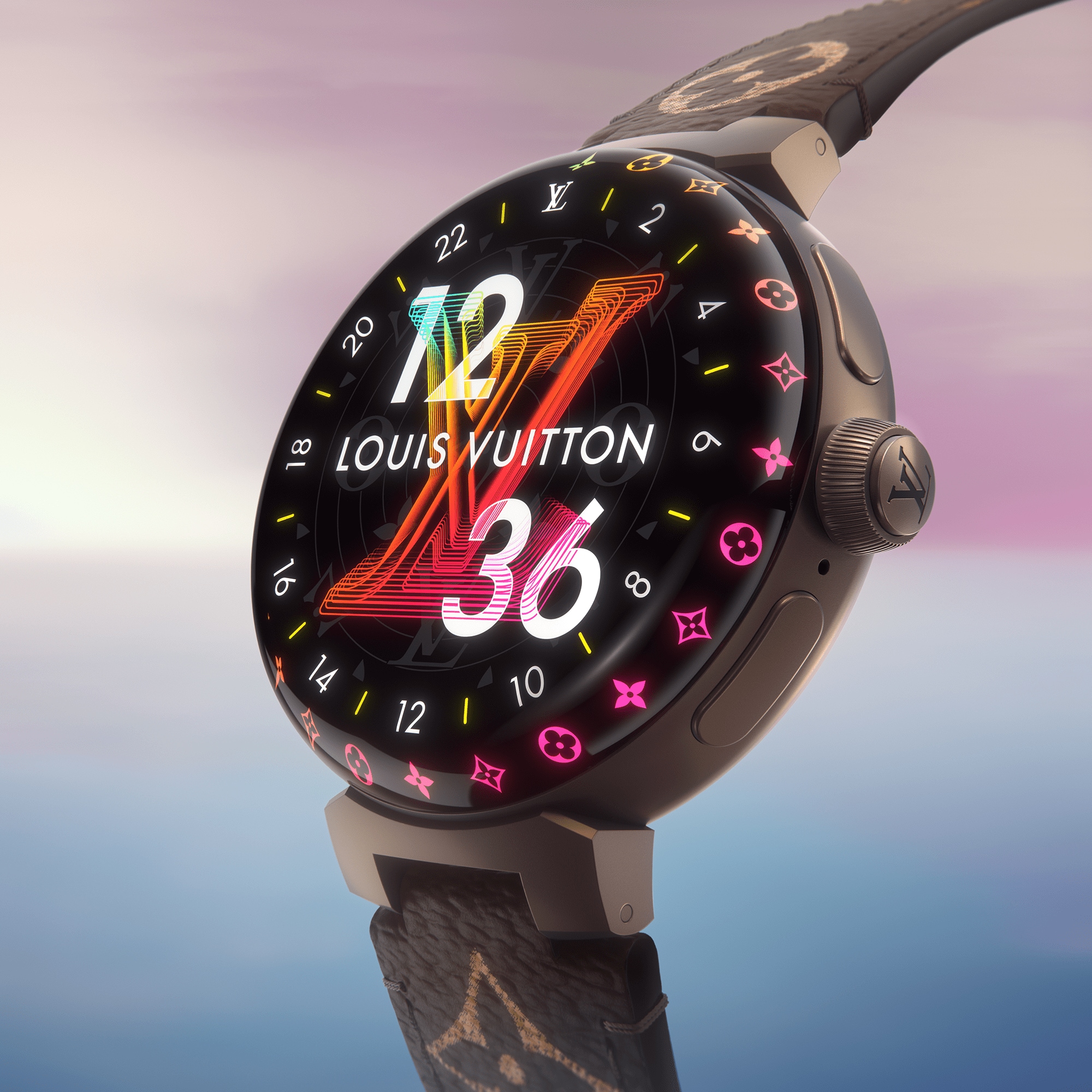 Reloj conectado Tambour Horizon Light Up  Baúles, Viaje y Hogar Accesorios tecnológicos Audio, relojes conectados y accesorios | LOUIS VUITTON (Zoom de producto)