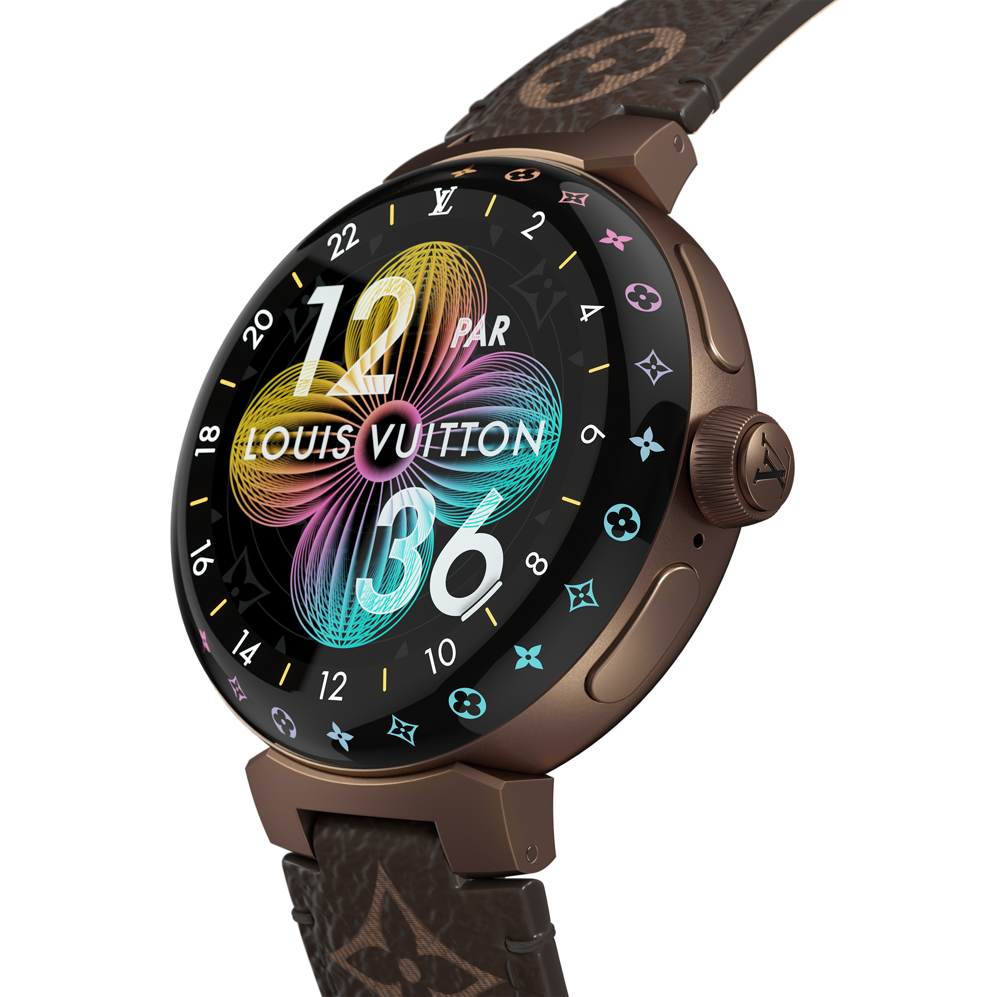 Reloj conectado Tambour Horizon Light Up  Baúles, Viaje y Hogar Accesorios tecnológicos Audio, relojes conectados y accesorios | LOUIS VUITTON (Zoom de producto)