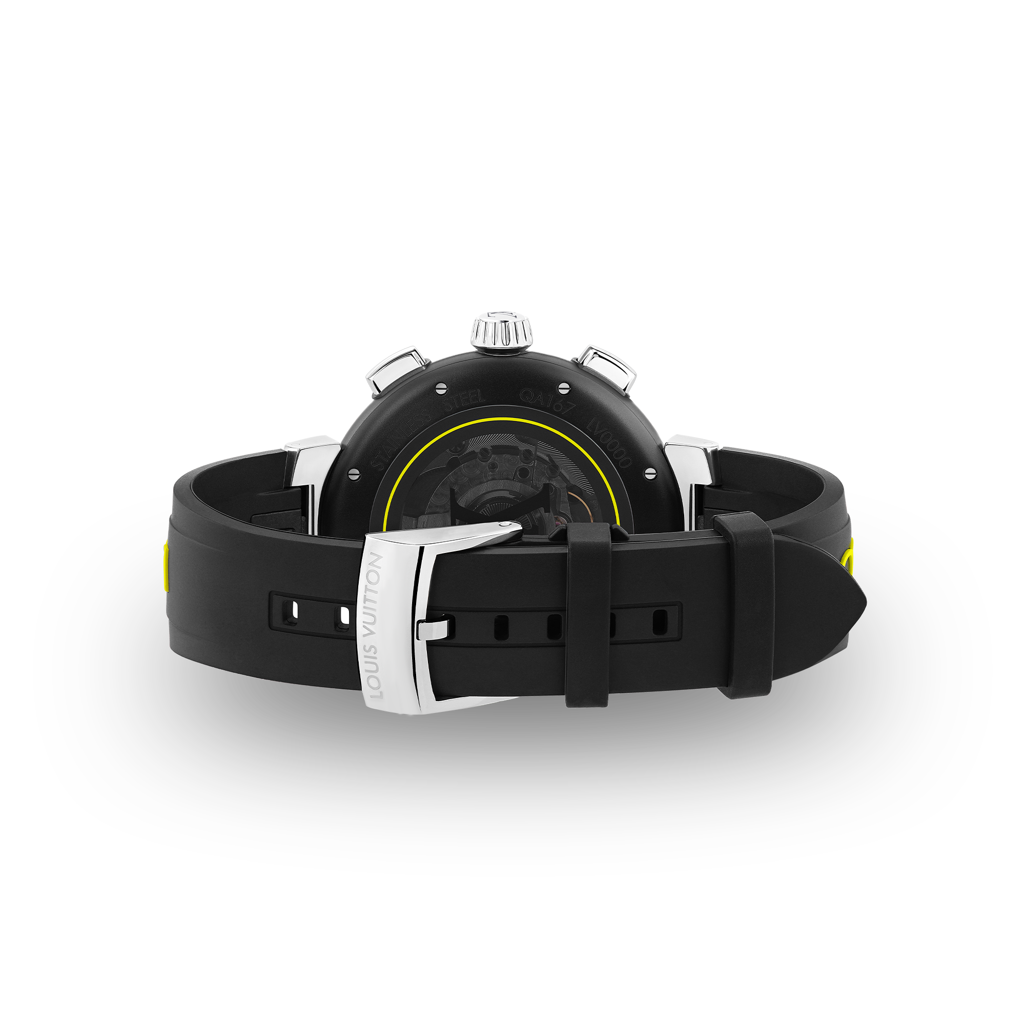 Reloj cronógrafo Tambour Street Diver, automático, 46 mm, acero  Relojería Todos los relojes } | LOUIS VUITTON (Zoom de producto)