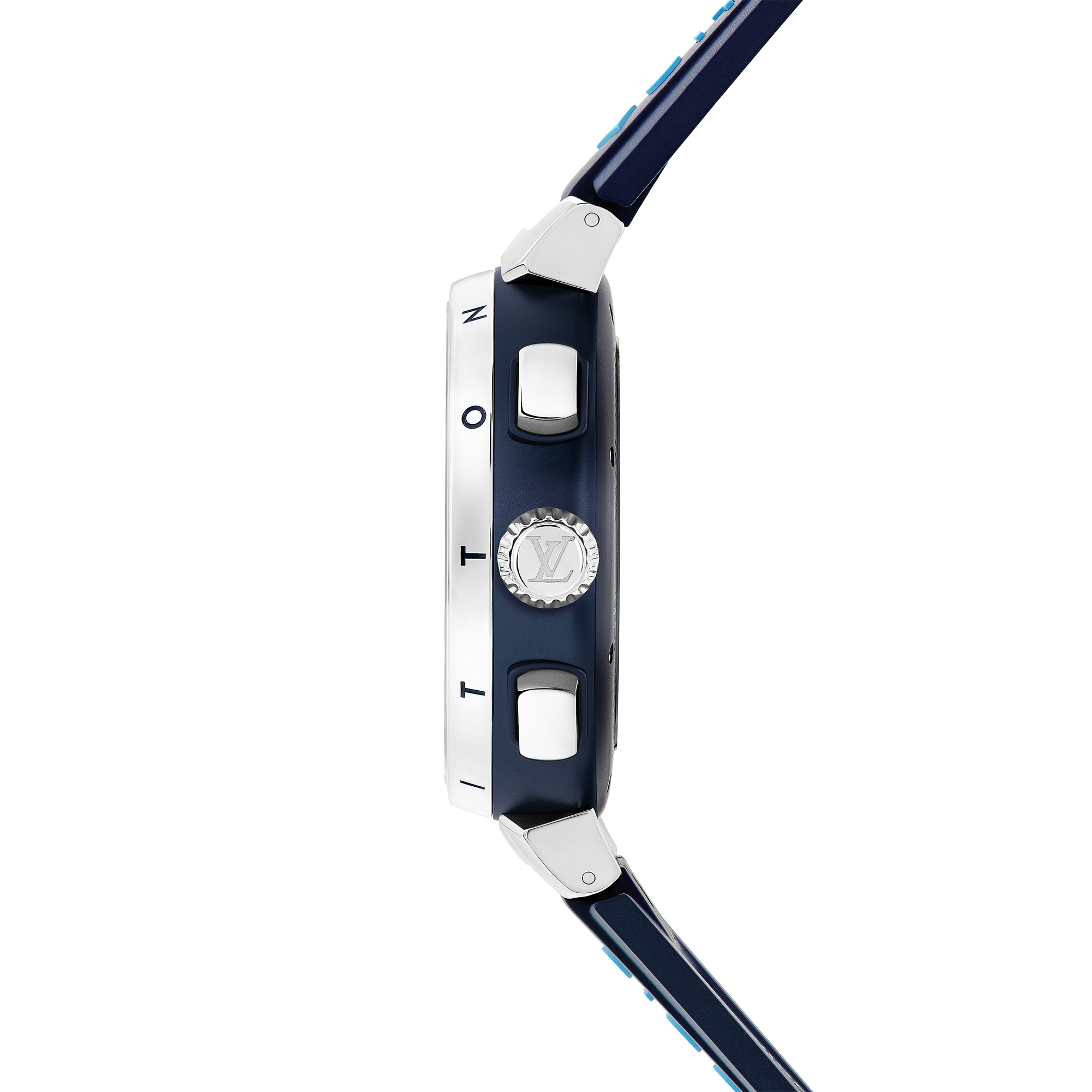 Reloj cronógrafo Tambour Street Diver, automático, 46 mm, acero  Relojería Todos los relojes } | LOUIS VUITTON (Zoom de producto)