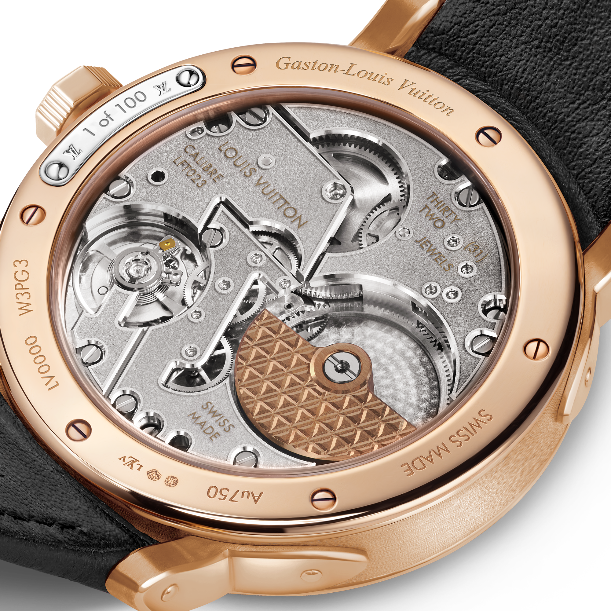 Reloj Louis Vuitton Escale, automático, 39 mm, oro rosa  Relojería Todos los relojes } | LOUIS VUITTON (Zoom de producto)