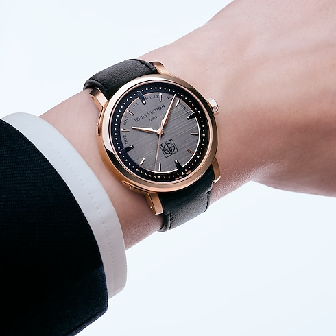 Reloj Louis Vuitton Escale, automático, 39 mm, oro rosa Relojería Todos los relojes } | LOUIS VUITTON (Zoom de producto)