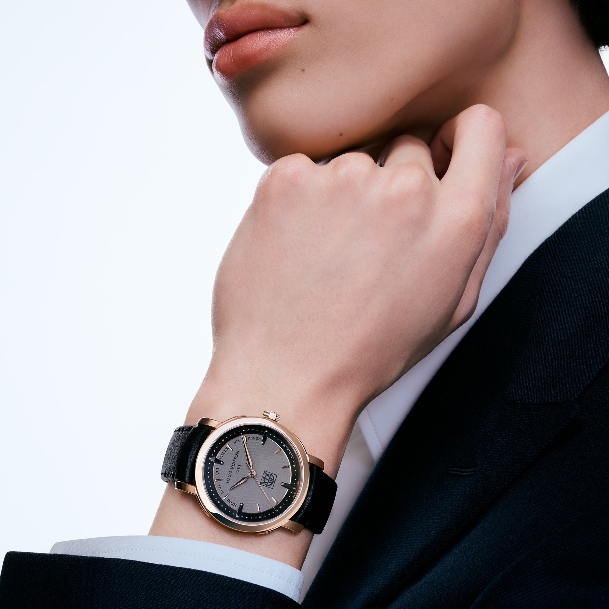 Reloj Louis Vuitton Escale, automático, 39 mm, oro rosa  Relojería Todos los relojes } | LOUIS VUITTON (Zoom de producto)