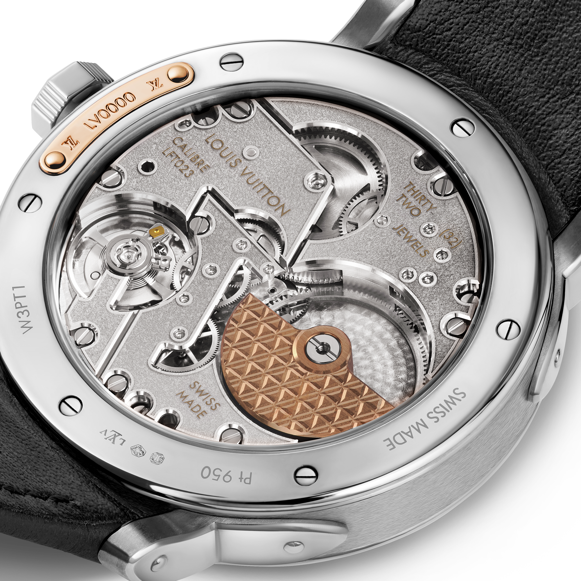 Reloj Louis Vuitton Escale, automático, 39 mm, platino  Relojería Todos los relojes } | LOUIS VUITTON (Zoom de producto)