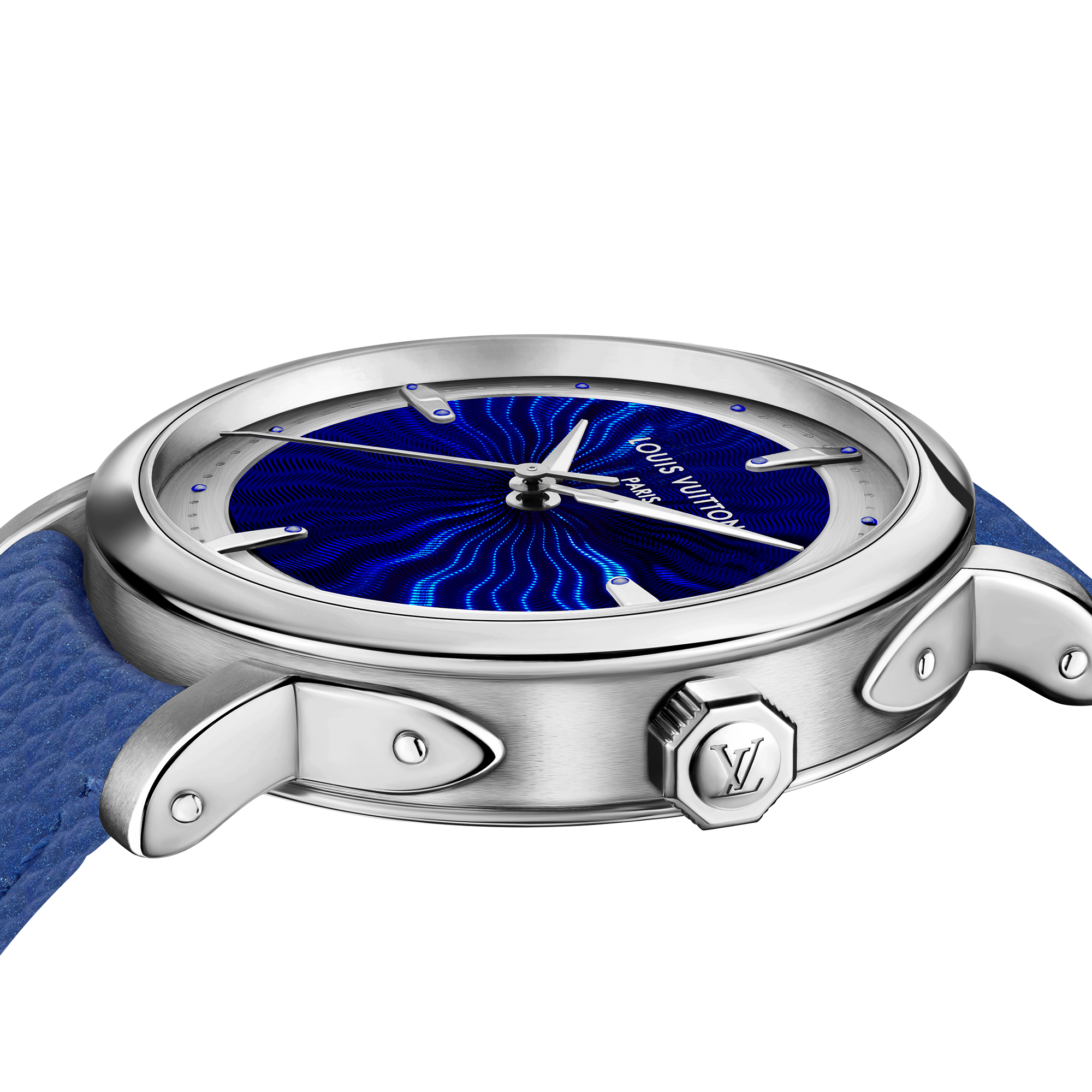 Reloj Louis Vuitton Escale, automático, 39 mm, platino  Relojería Todos los relojes } | LOUIS VUITTON (Zoom de producto)