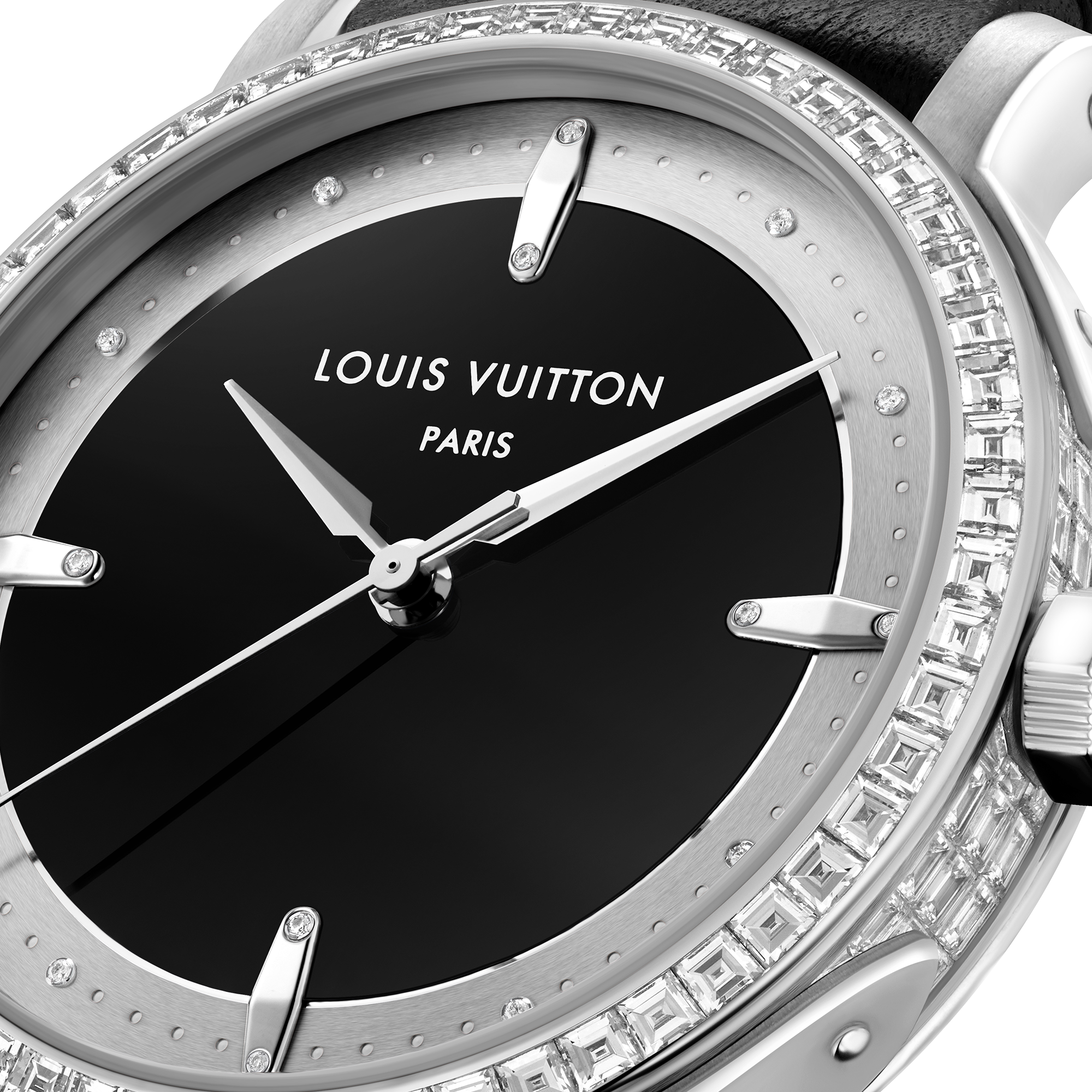 Reloj Louis Vuitton Escale, automático, 40.5 mm, platino y diamantes  Relojería Todos los relojes } | LOUIS VUITTON (Zoom de producto)