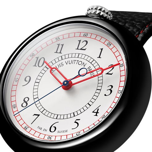Reloj Louis Vuitton Monterey, automático, 37 mm, cerámica y acero Relojería Todos los relojes } | LOUIS VUITTON (Zoom de producto)