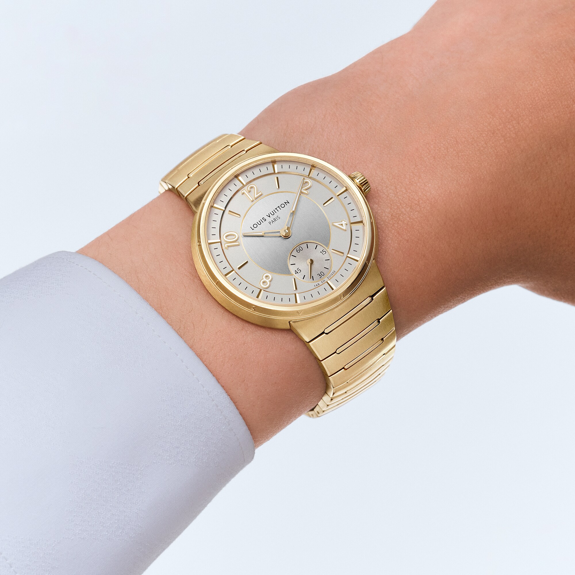Reloj Tambour, automático, 40 mm, oro amarillo  Relojería Todos los relojes } | LOUIS VUITTON (Zoom de producto)