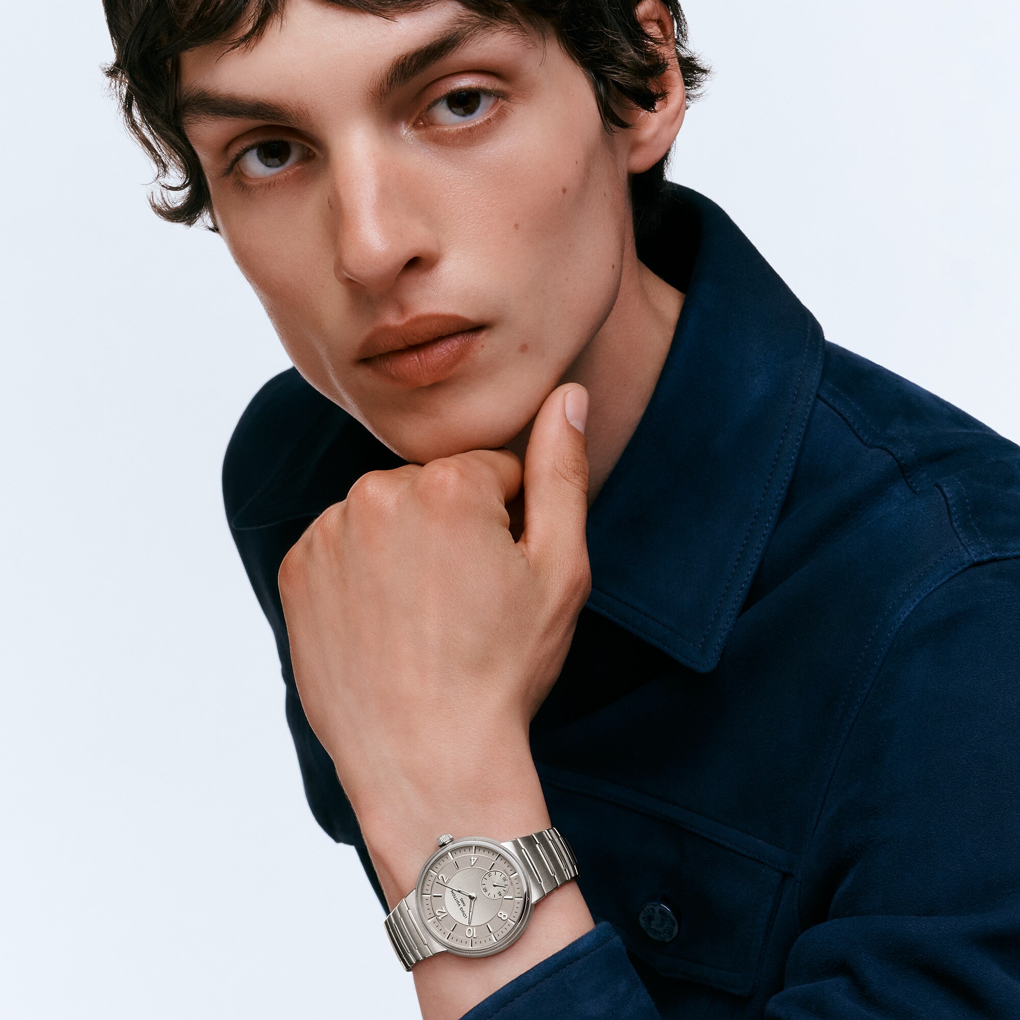 Reloj Tambour, automático, 40 mm, acero  Relojería Todos los relojes } | LOUIS VUITTON (Zoom de producto)