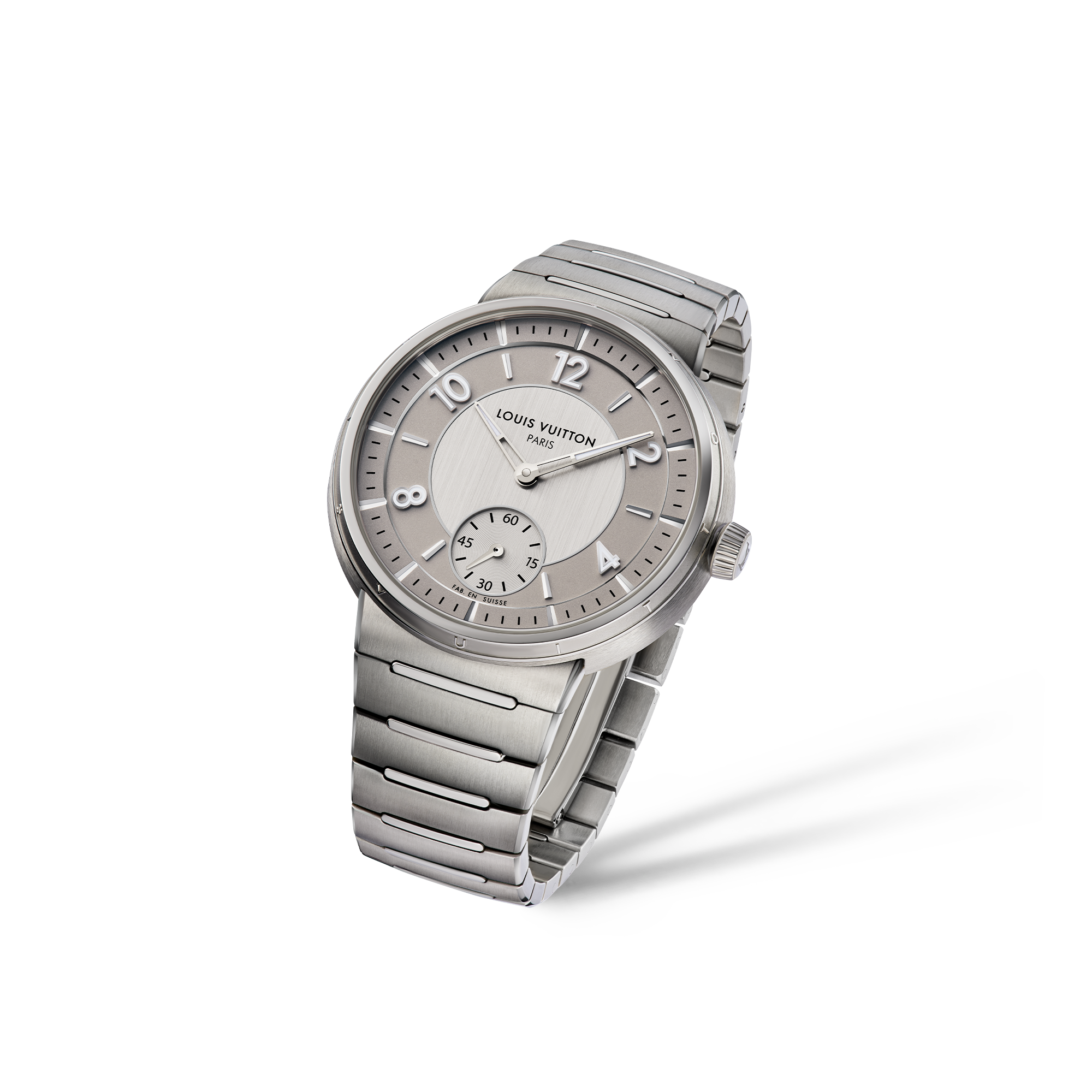 Reloj Tambour, automático, 40 mm, acero  Relojería Todos los relojes } | LOUIS VUITTON (Zoom de producto)