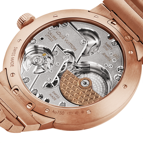 Reloj Tambour, automático, 40 mm, oro rosa Relojería Todos los relojes } | LOUIS VUITTON (Zoom de producto)